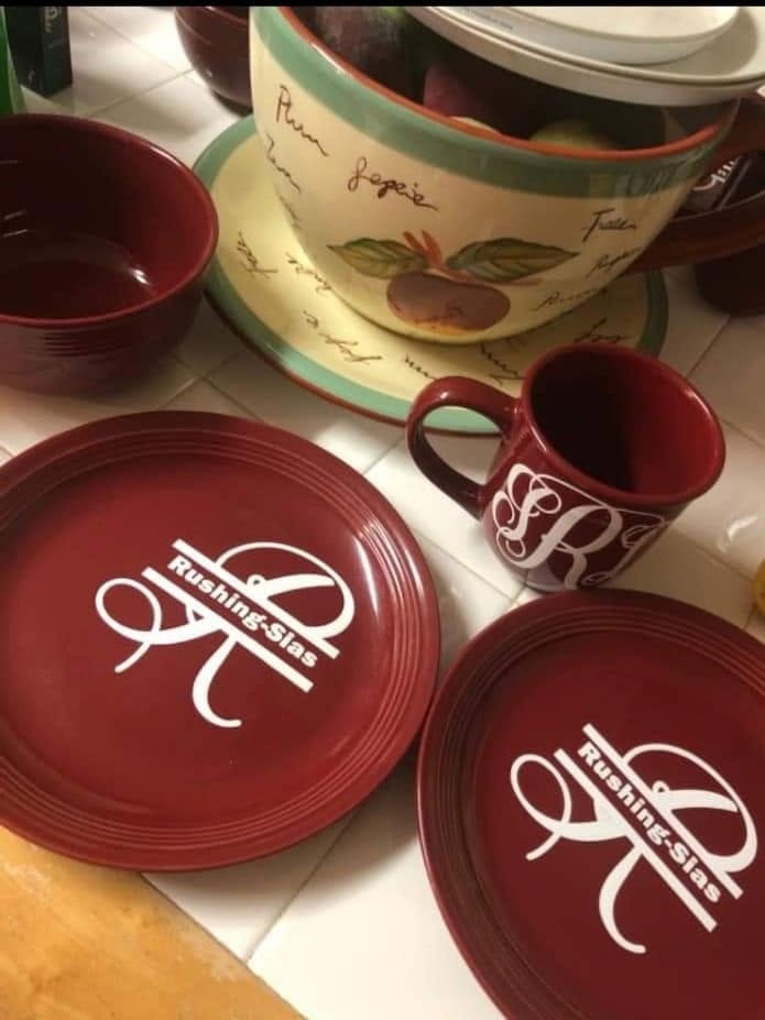 Custom dish sets